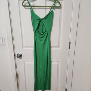 Green Zara dress